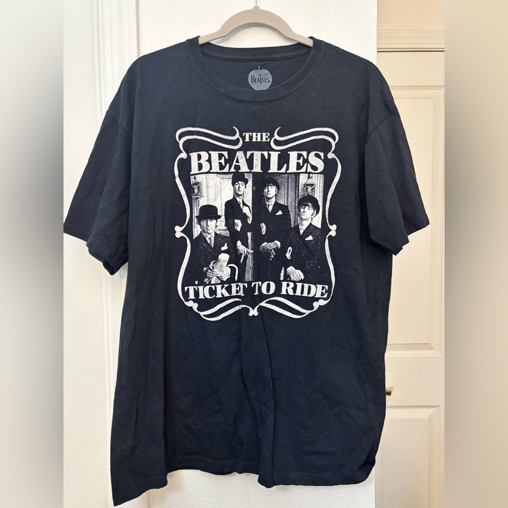 The Beatles "Ticket To Ride" graphic T-shirt